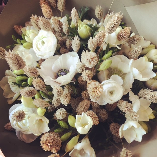 Bouquet fleurs naturelles et séchées - Fleuriste Deprince